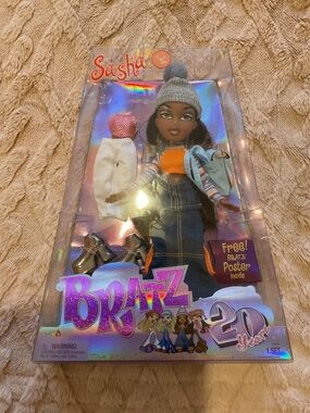 Bratz Sasha Doll NWOT. 20th Anniversary Edition